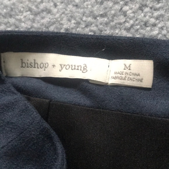 bishop + young NAVY Lily Side Stitch Skirt - Picture 3 of 4